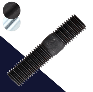 M6 Double End Stud Class 10.9 Hardened Steel