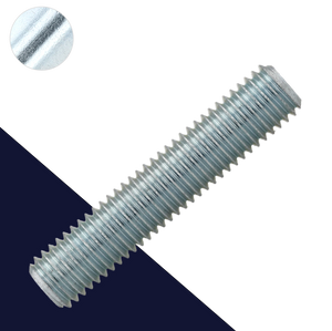 M7 Full Thread Stud,Class 10.9 Steel,DIN 976