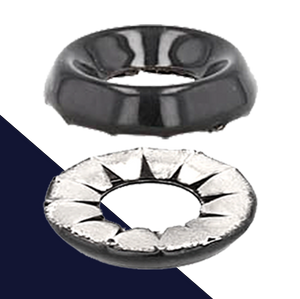 Escutcheon Trim Washer,Reinforced Cup Form,Plated Brass