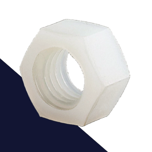 Coarse DIN 934 Nut,Plastic Polyamid,Finishes Vary