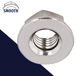 Smooth Flange Nut DIN 6923,Stainless Steel A2,Coarse Thread