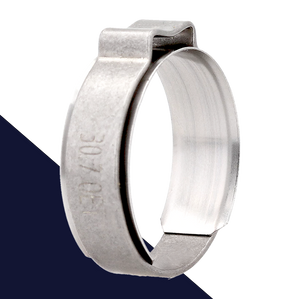 Oetiker 154 Series Clamp,High Pressure Inner Ring,Stainless Steel