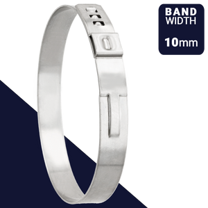 10mm Band Oetiker 167 Clamp,Stepless Ear Clamp,Stainless Steel