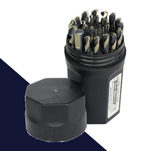 Inch Bit 1/16" - 1/2",Flat Shank,Drill Bit Set, 29pc