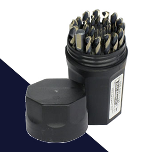 Inch Bit 1/16" - 1/2",Flat Shank,Drill Bit Set, 29pc