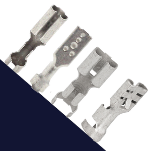 2.8mm Female Spade,With / Without Tab,Double Crimp, Uninsulated