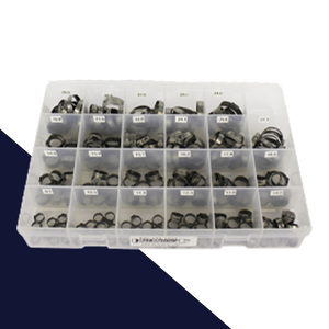 Oetiker 167 Clamp Assortment Stepless Ear, Stainless