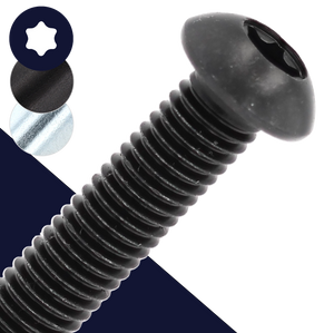 M6X1.0 Torx Button Head - ISO 7380-1 TX Class 10.9