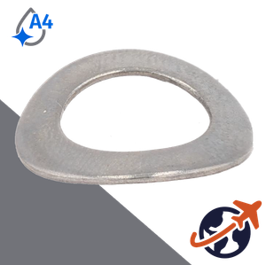 Form A Curved Wave Washer,DIN 137-A,A4 Stainless Steel