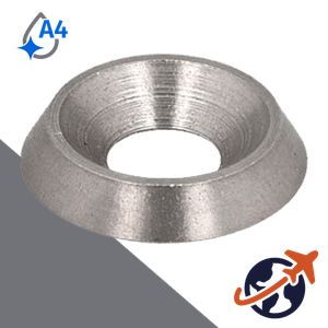 Solid Finish Washer,NFE 27-619,A4 Stainless Steel