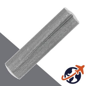 M8 Grooved Pins FULL Length Taper - Steel DIN 1471