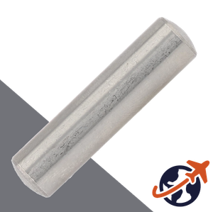 M0.8 Parallel Dowel Pin,A1 / AISI 303 Stainless,DIN 7, Tolerance m6