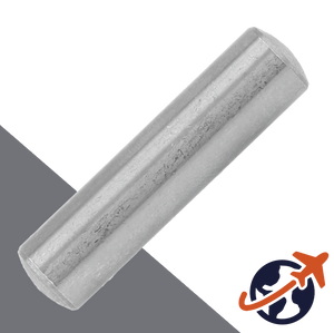 M1.5 Parallel Dowel Pin, Tolerance m6,Steel,DIN 7