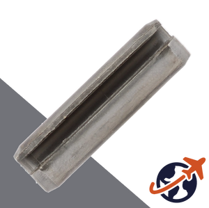 M1.5 Slotted Spring/Rolled Pin,A1 / AISI 303 Stainless,ISO 8752