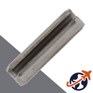 M1.5 Slotted Spring/Rolled Pin,A1 / AISI 303 Stainless,ISO 8752