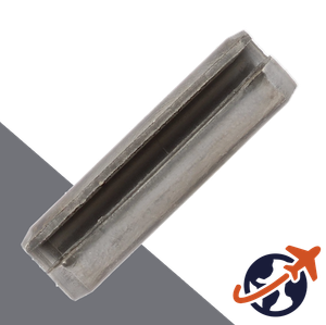 M1.5 Slotted Spring/Rolled Pin,A1 / AISI 303 Stainless,ISO 8752