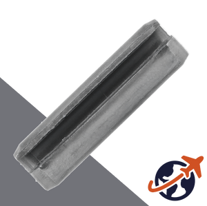 M3 Slotted Spring/Rolled Pin,Spring Steel,ISO 8752