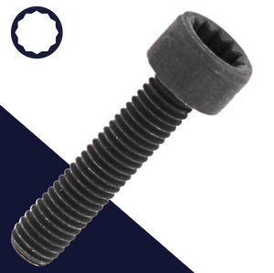 M10X40 Internal 12-Point,Specialty Socket Cap,Class 10.9 Steel