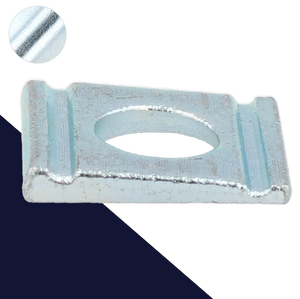 Square Taper Leveling Washer,U-Channel / Steel Zinc,DIN 434 Taper 8%