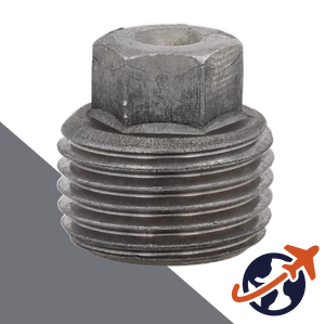 External Taper Hex Drive Plug,DIN 909,Class 5.8 Steel
