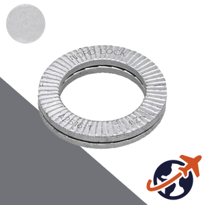 Nord-Lock Oversized Washer HV465 Steel Quenched + Tempered, Zinc Flake