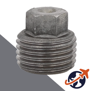 British External Hex Drive Plug,DIN 909,Class 5.8 Steel