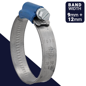 Clamp ABA Blue S20 Hex Slotted Aluzinc Galvanized Steel