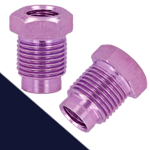M11X1.0 Brake End Double + Bubble Flare 3/16" + 1/4" Line
