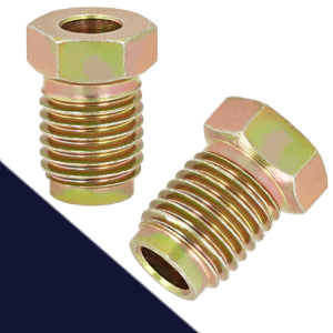 M12X1.5 Brake End,Bubble Flare,1/4" Line