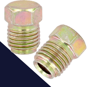 7/16-24" Brake Plug,Double Flare,High Pressure Suitable
