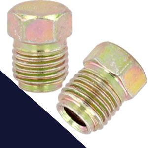 7/16-24" Brake Plug,Double Flare,High Pressure Suitable
