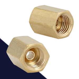 3/8-24" Brake Line Union Inverted Flare For 3/16" Tubing