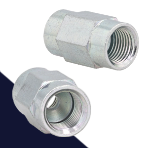 M10X1.0 Brake Union,Double + Bubble Flare,4.75mm or 3/16" Line