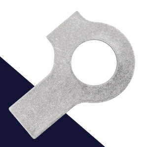 Washer + Double Tab,Stainless Steel,DIN 463