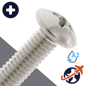 M4X0.7 JIS Small Head Phillips Truss - Stainless M4X0.7 JIS Small Head Phillips Truss - Stainless