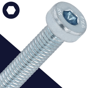 M6X1.0 Low Socket Head - Steel 8.8 Zinc