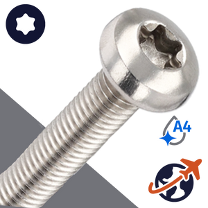 M3X0.5 Torx Pan Head Screw - A4 Stainless ISO 14583