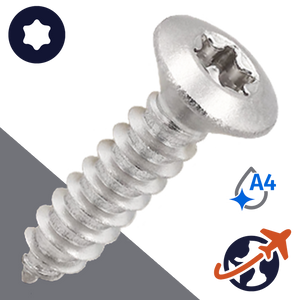 M4.2 Torx Oval Tapping,ISO 14587-TX,A4 Stainless Steel