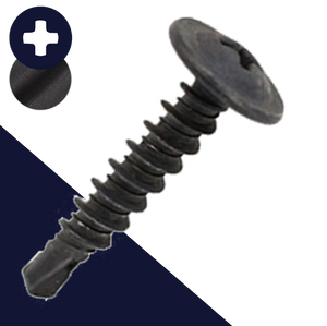 M5.5 Phillips Flange,Self Drilling Screw,Threaded for Plastics