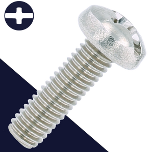 Pan Head Combination Drive Phillips Slotted - Stainles