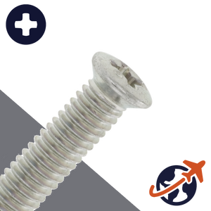 M5X0.8 Small Head Phillips Oval - Stainless JIS B-1111