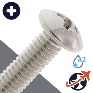 M4X0.7 Small Head Truss,Phillips Drive, Stainless,JIS Screw