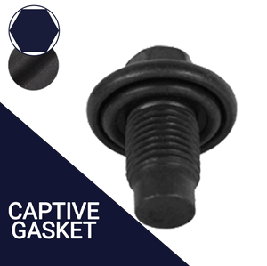 M14X1.5 Hex Flange - Drain Plug + O-Ring