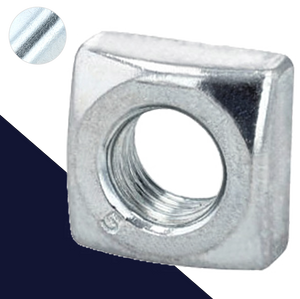Square Nut,Class 04 Steel Zinc,DIN 557