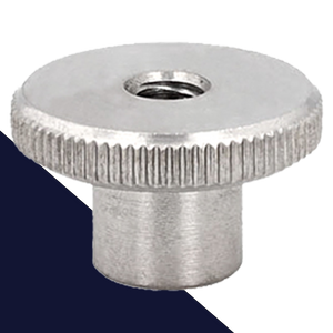 Knurled Thumb Nut,Stainless Steel,High Collar DIN 466