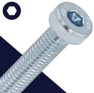 M5X0.8 Low Socket Head - Steel 8.8 Zinc DIN 7984