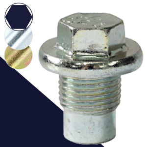 M14X1.25 Hex Flange Plug,Steel, Finishes Vary,Part# DP14X1.25D