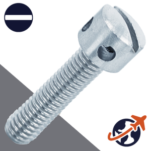 M5X0.8 Slotted Capstan Screw - Steel 5.8 DIN 404