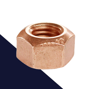Conical Lock Nut - Class 10 Steel Copper DIN 980V