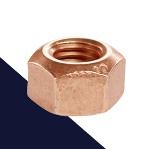Conical Lock Nut - Class 10 Steel Copper DIN 980V